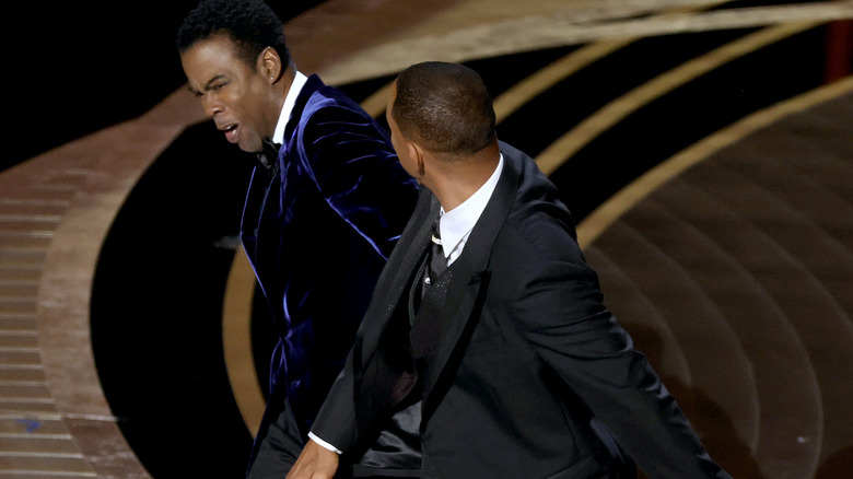 Will Smith gifle Chris Rock