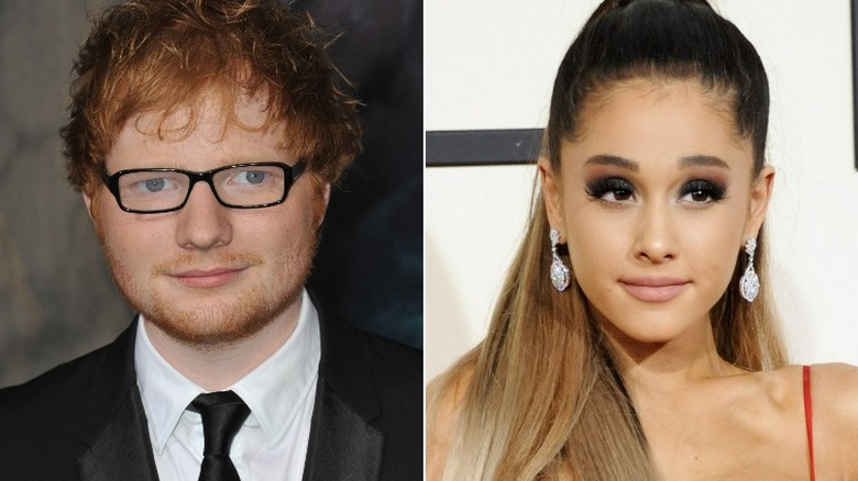 Ed Sheeran et Ariana Grande 