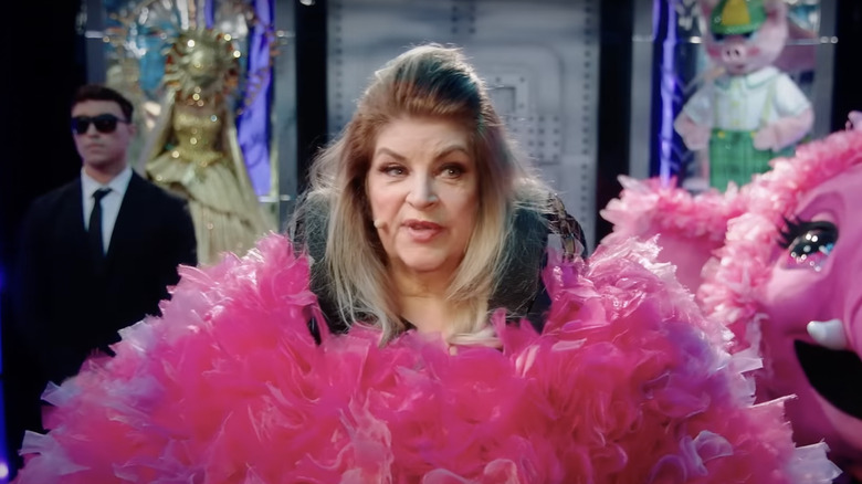 Kirstie Alley sur "Le chanteur masqué" 