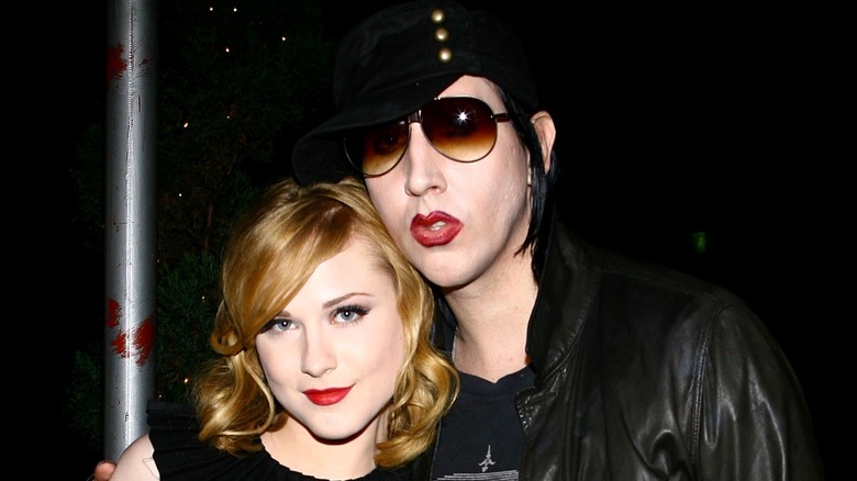 Evan Rachel Wood et Marilyn Manson