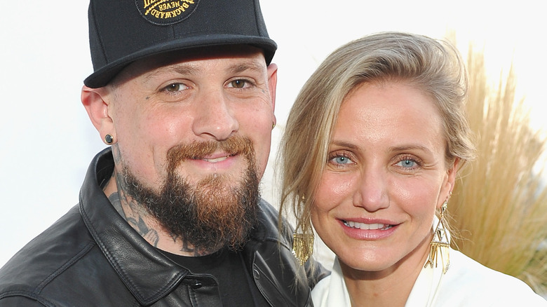 Cameron Diaz et Benji Madden posant ensemble en 2016