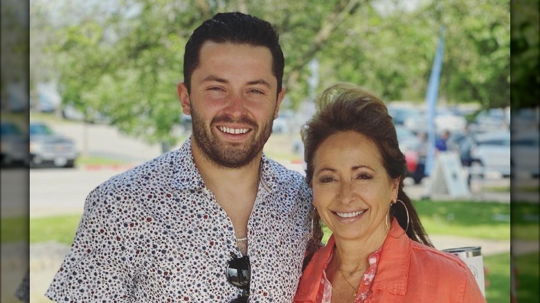 Baker Mayfield et sa mère