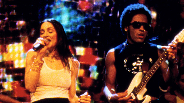 Madonna et Lenny Kravitz