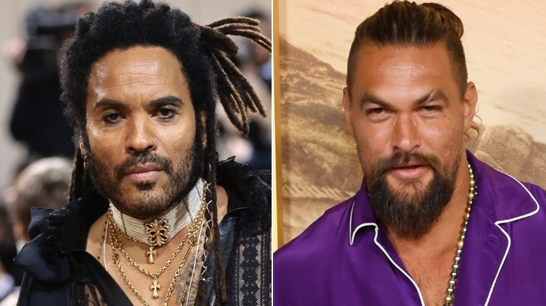 Lenny Kravitz et Jason Momoa