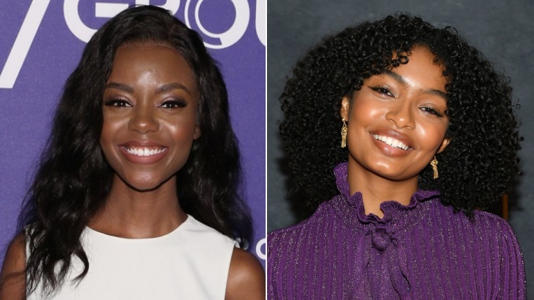 Ashleigh Murray et Yara Shahidi souriantes