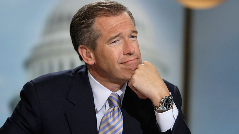 Brian Williams au bureau des nouvelles