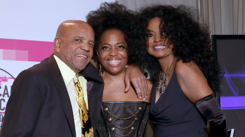 Berry Gordy, Rhonda Ross Kendrick et Diana Ross