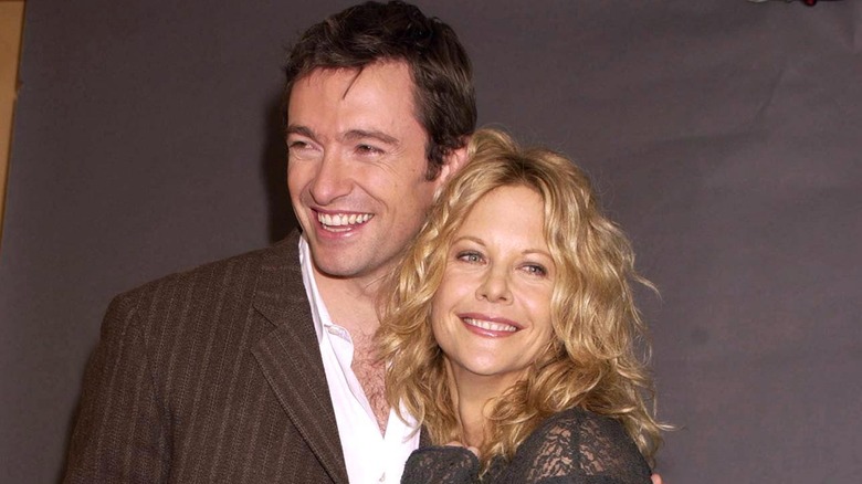 Hugh Jackman et Meg Ryan, tous deux souriants