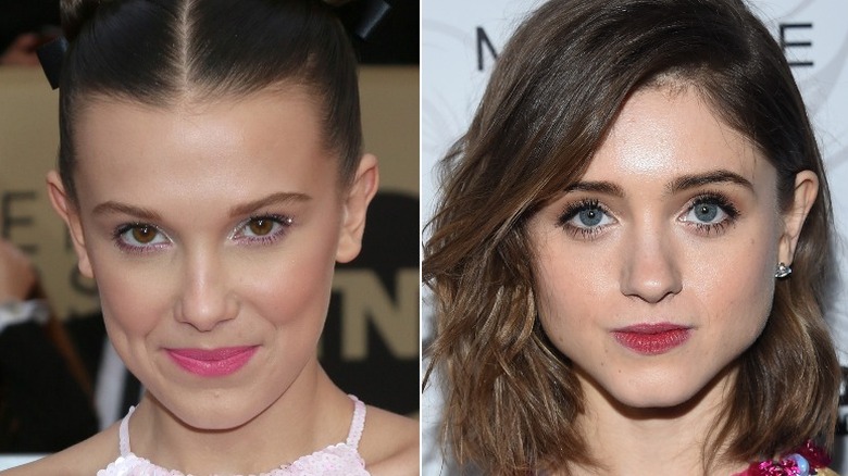 Millie Bobby Brown et Natalia Dyer côte à côte