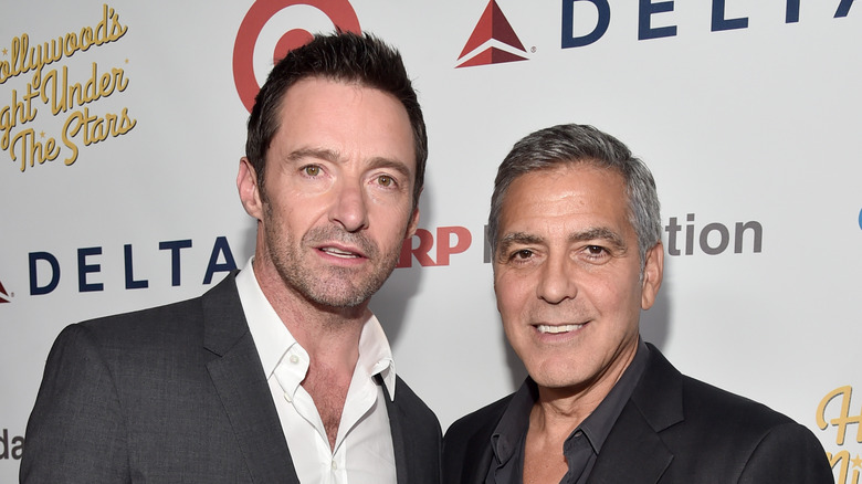 hugh jackman avec george clooney