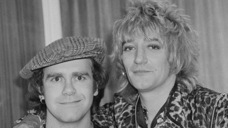 Elton John et Rod Stewart 