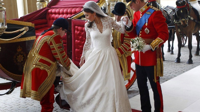 Kate Middleton en robe de mariée