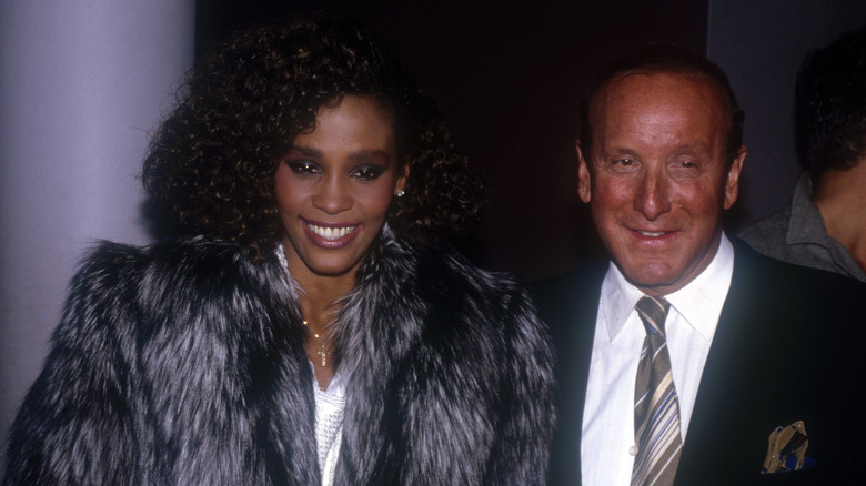 Clive Davis avec Whitney Houston