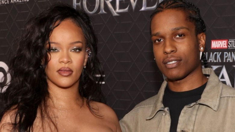 Rihanna et A$AP Rocky lors d'un événement