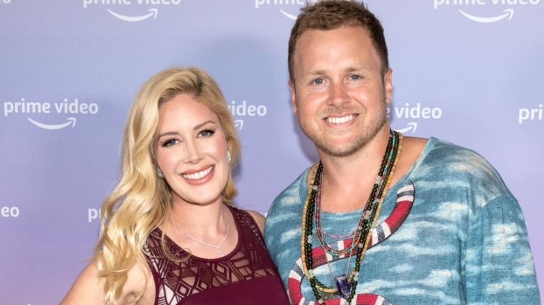 Heidi Montag et Spencer Pratt lors d'un événement