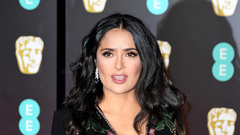 Salma Hayek sur tapis rouge