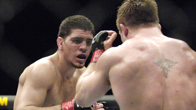 Nick Diaz combat son adversaire