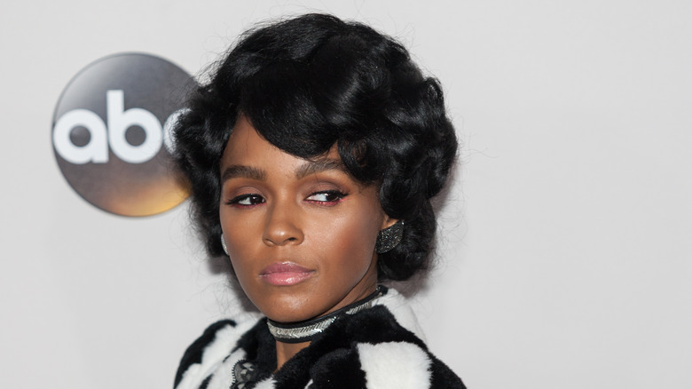 Janelle Monae posant