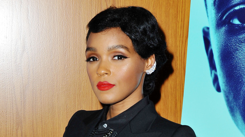 Janelle Monae posant