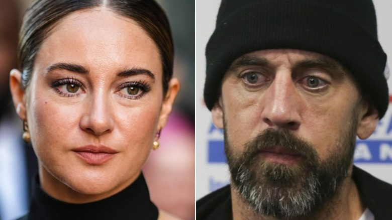 Shailene Woodley et Aaron Rodgers ont l'air triste