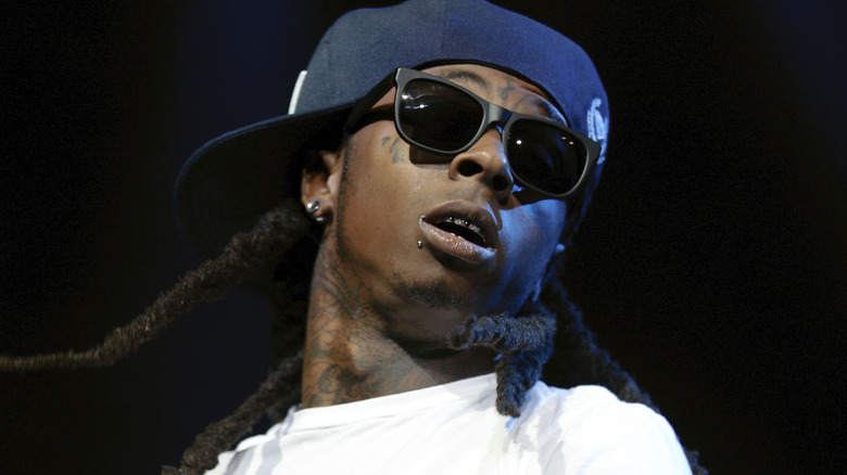 Lil Wayne se produisant en Louisiane en 2008