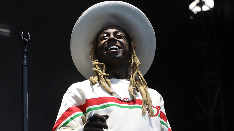 Lil Wayne se produisant à New York en 2019