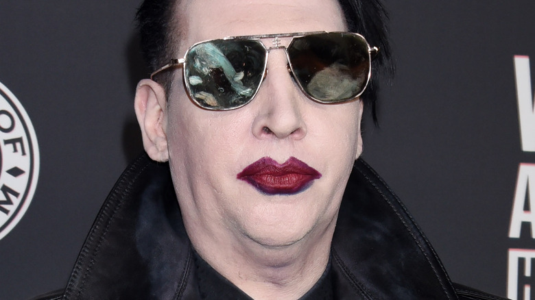 Marilyn Manson lors d'un événement à Hollywood en 2020