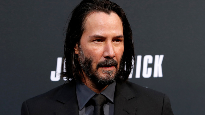 Keanu Reeves au John Wick: Chapitre 3 – Première de Parabellum 