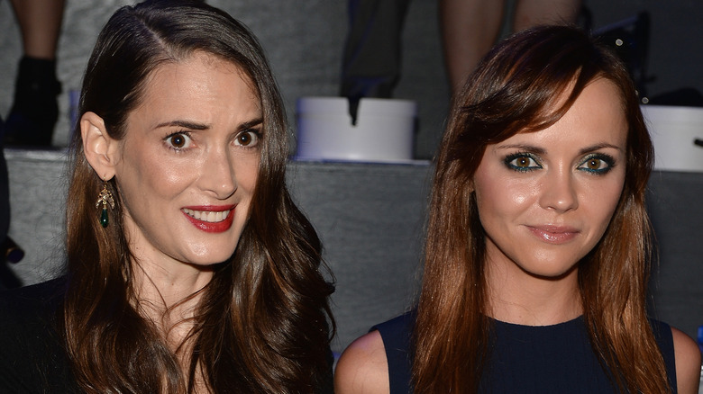 Winona Ryder et Christina Ricci posent