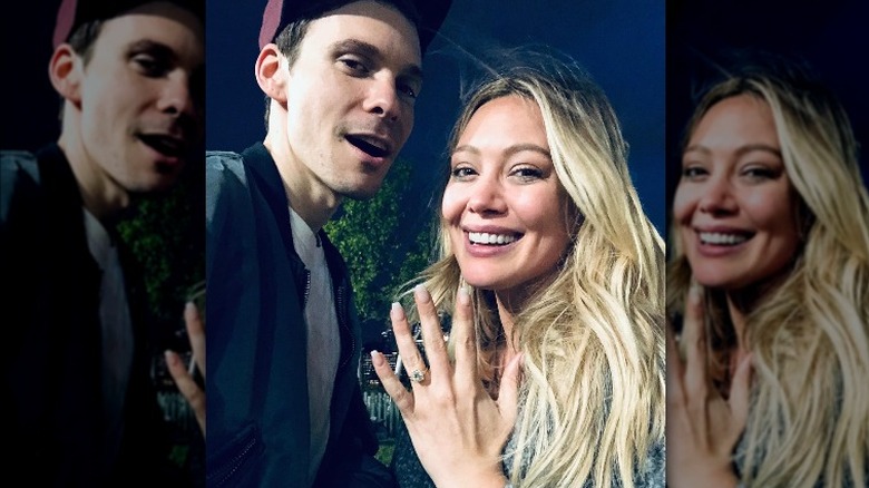 Hilary Duff et Matthew Koma après sa demande en mariage