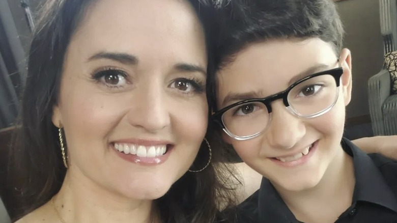 Danica McKellar et son fils Draco