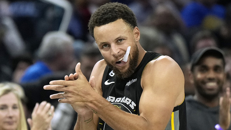 Steph Curry lors d'un événement 