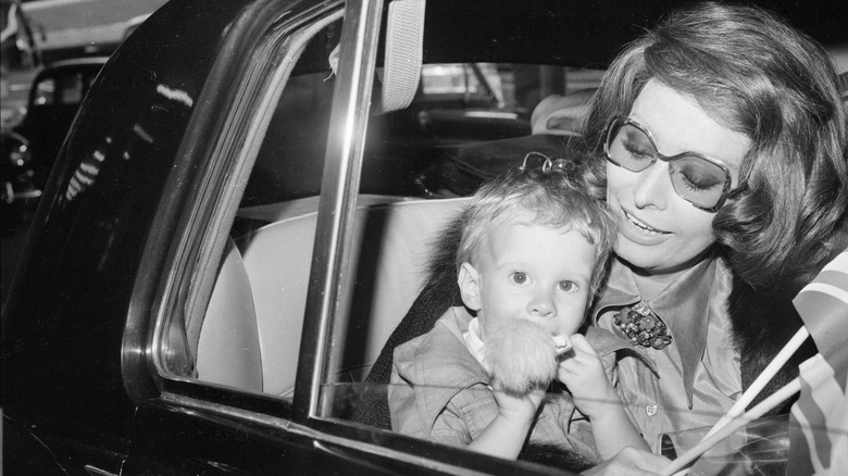 Sophia Loren avec son fils Edoardo Ponti