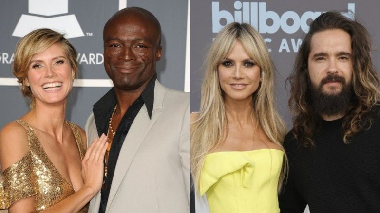 Heidi Klum posant avec Seal, Heidi Klum posant avec Tom Kaulitz