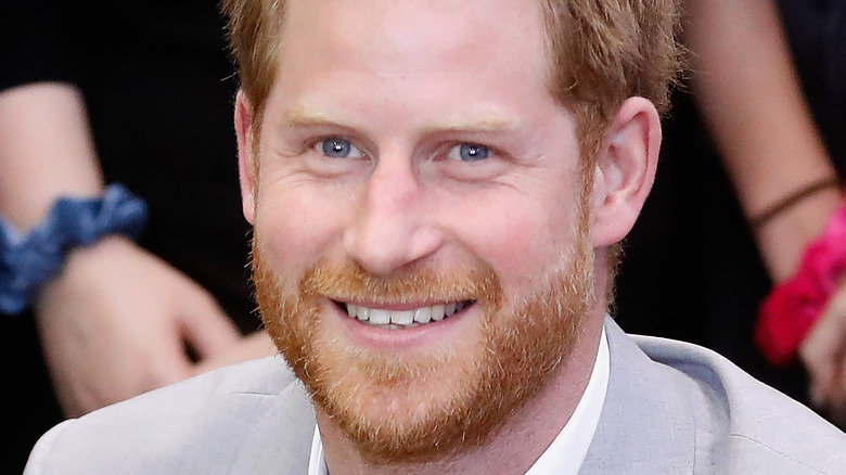 Prince Harry souriant