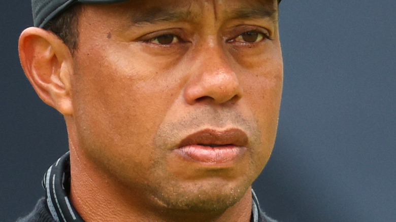 Tiger Woods sur le terrain de golf