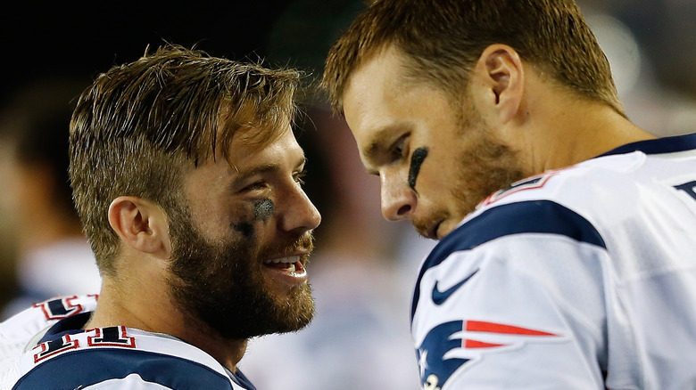 Tom Brady avec Julian Edelman