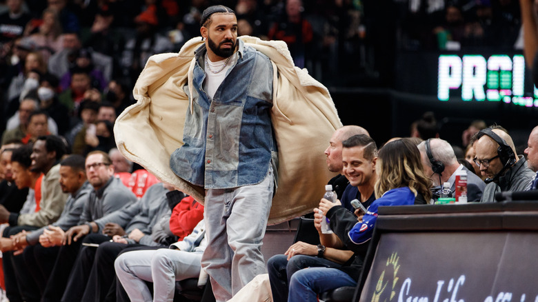 Drake au match de basket