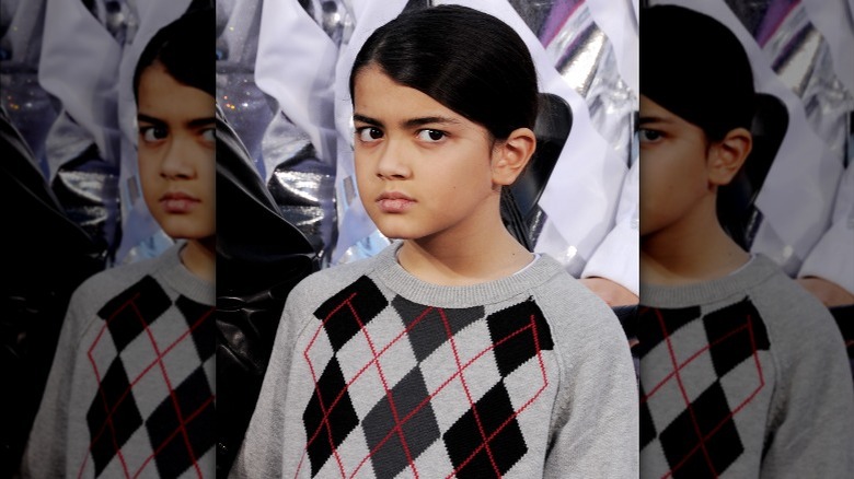 Blanket, le fils de Michael Jackson, en 2012