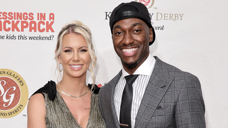 Grete Griffin et Robert Griffin III sourient