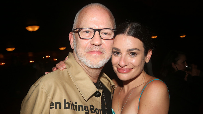 Ryan Murphy et Lea Michele lors d'un événement 