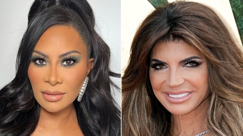 Jen Shah et Teresa Giudice posant pour une photo