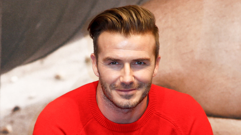 David Beckham souriant