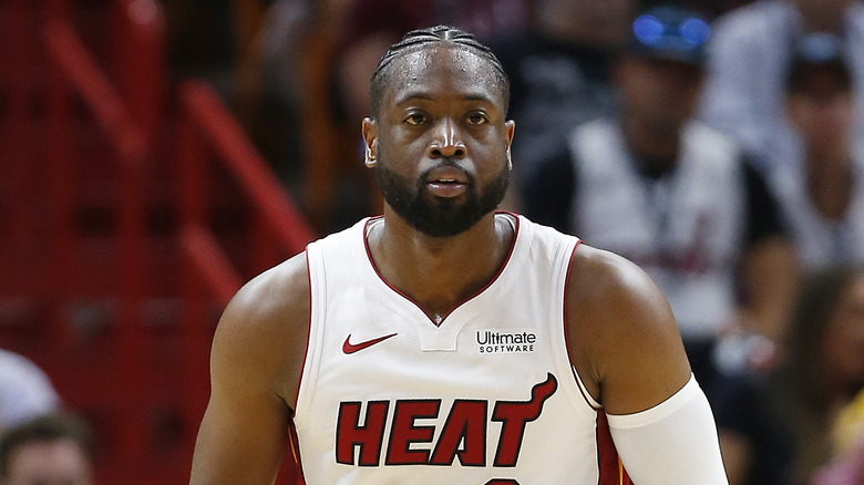 Dwyane Wade dans un match de basket