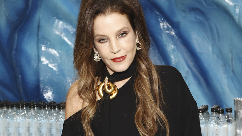 Lisa Marie Presley lors de sa dernière apparition publique, les Golden Globes