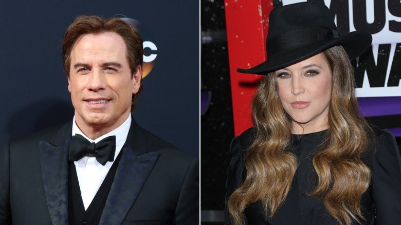 John Travolta et Lisa Marie Presley côte à côte