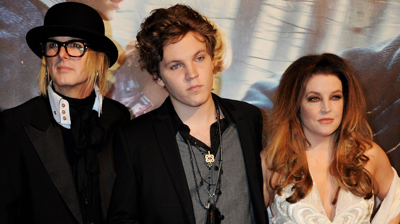 Michael Lockwood, Benjamin Keough et Lisa Marie Presley