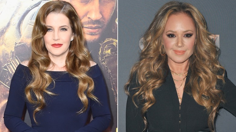 Le tapis rouge de Lisa Marie Presley et Leah Remini