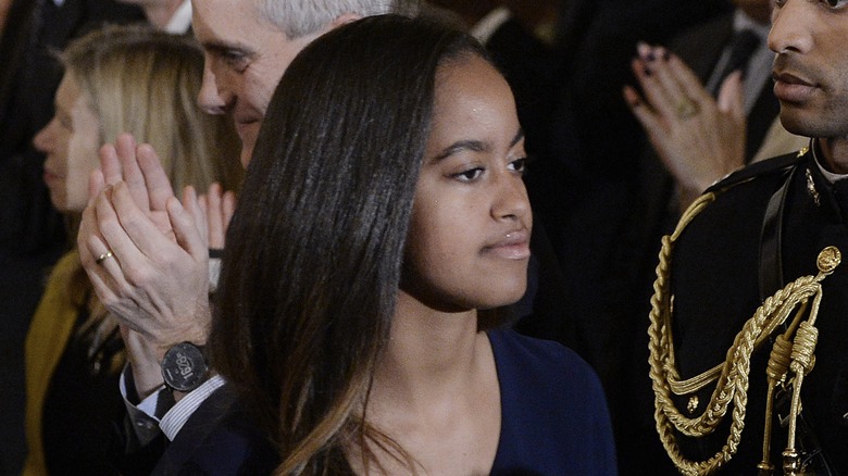 Malia Obama à l'événement