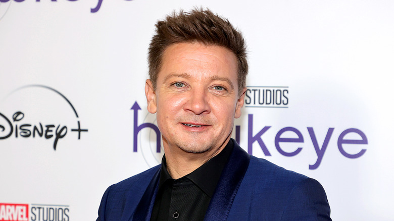 Jeremy Renner lors d'une conférence de presse